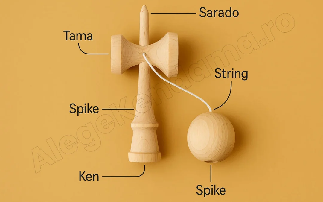 Anatomia unei Kendama: părțile componente și rolul lor