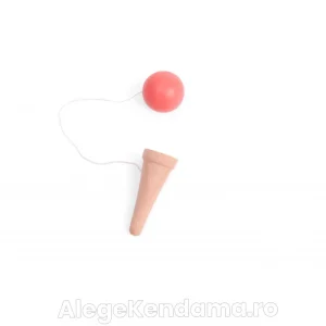 Kendama Înghețată din Lemn – Joc de Îndemânare pentru Copii 6+ Ani