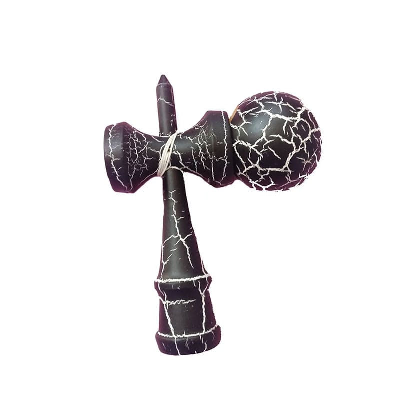 Kendama Profesională din Lemn Negru – Model 4KD