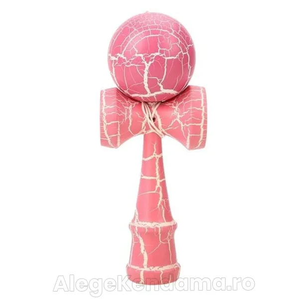 Kendama Profesională din Lemn Roz – Model 3KD - AlegeKendama.ro