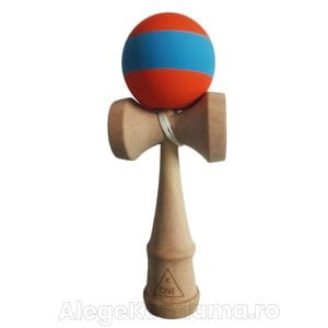 Kendama Profesională Portocaliu – Bilă cu Strat de Silicon