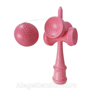 Kendama Profesională cu 4 Cupe – Design Unic - Roz Deschis